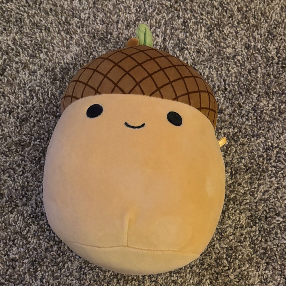 Squishmallows Brown and Tan Acorn Plush
